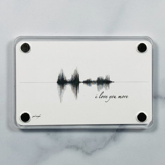 I Love You More Soundwave Magnet - Picture 1 of 6
